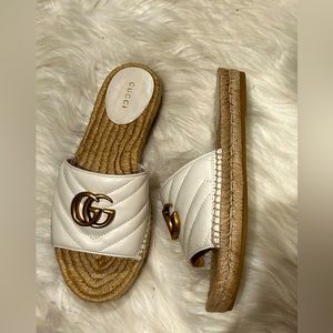 Espadrille slide sandal in white. I bought it and never worn . Brand new